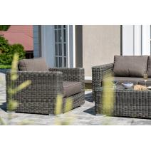  "Боно" лаунж-зона из искусственного ротанга, цвет графит, фото 111 
