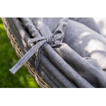  "Стильяно" плетеная кровать круглая, цвет соломенный, фото 1349 