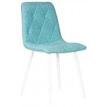  Стул обеденный DOBRIN CHILLY ROMBO, Тиффани Simple 51, основание белый, фото 1 
