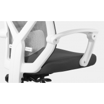 Кресло офисное Астон М-711 PL-white / серый, фото 6 
