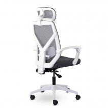  Кресло офисное Астон М-711 PL-white / серый, фото 4 