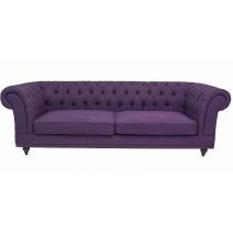  Фиолетовый диван из льна Neylan purple, фото 1 