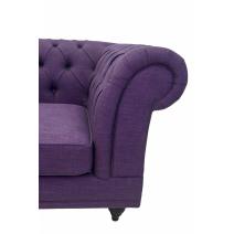  Фиолетовый диван из льна Neylan purple, фото 3 