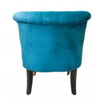  Низкое кресло Aviana blue velvet, фото 3 
