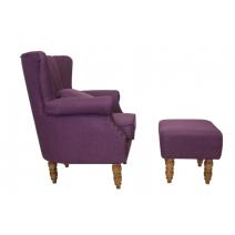  Кресло с пуфом Lab violet, фото 3 