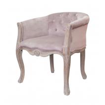  Низкое кресло Kandy pink velvet, фото 4 