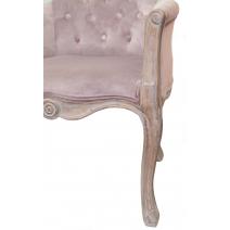  Низкое кресло Kandy pink velvet, фото 5 
