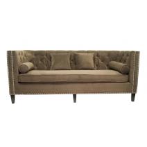  Трехместный коричневый диван Martin, фото 1 