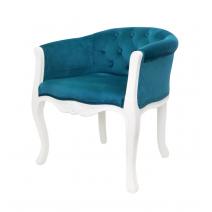 Низкое кресло Kandy blue+white, фото 4 