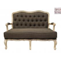  Двухместный розовый диван Yareli brown v2, фото 1 