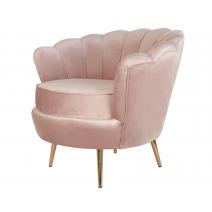  Дизайнерское кресло ракушка  розовое Pearl pink, фото 2 