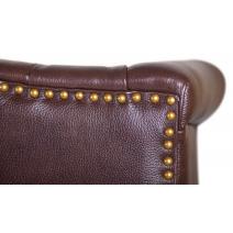  Коричневый кожаный диван Royal sofa brown, фото 6 