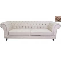  Коричневый диван с обивкой из льна Neylan, фото 1 