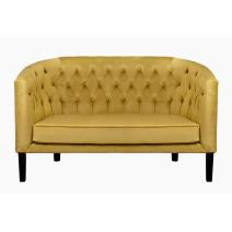  Двухместный золотой диван Harry gold, фото 1 