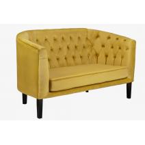  Двухместный золотой диван Harry gold, фото 2 
