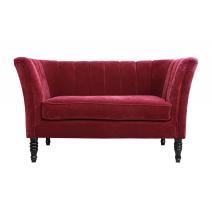  Двухместный красный диван Dalena vine, фото 1 