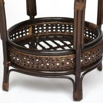 ТЕРРАСНЫЙ КОМПЛЕКТ "PELANGI" (стол со стеклом + 2 кресла) /без подушек/, фото 6 