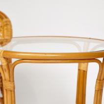  ТЕРРАСНЫЙ КОМПЛЕКТ "PELANGI" (стол со стеклом + 2 кресла) /без подушек/, фото 2 