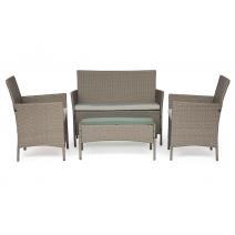  Лаундж сет (диван+2кресла+столик+подушки) (mod. 210013 А), фото 1 