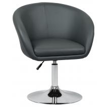  Кресло дизайнерское DOBRIN EDISON, серый, фото 1 
