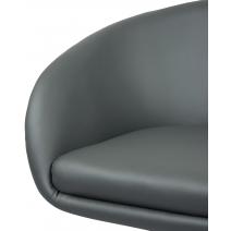  Кресло дизайнерское DOBRIN EDISON, серый, фото 7 