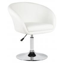  Кресло дизайнерское DOBRIN EDISON, белый, фото 1 