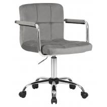  Офисное кресло для персонала DOBRIN TERRY, серый велюр (MJ9-75), фото 1 