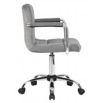  Офисное кресло для персонала DOBRIN TERRY, серый велюр (MJ9-75), фото 3 