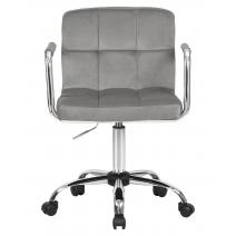  Офисное кресло для персонала DOBRIN TERRY, серый велюр (MJ9-75), фото 6 