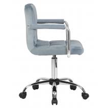  Офисное кресло для персонала DOBRIN TERRY, пудрово-голубой велюр (MJ9-74), фото 3 