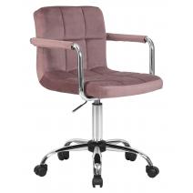  Офисное кресло для персонала DOBRIN TERRY, пудрово-розовый велюр (MJ9-32), фото 2 