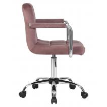  Офисное кресло для персонала DOBRIN TERRY, пудрово-розовый велюр (MJ9-32), фото 3 