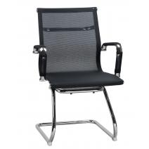  Офисное кресло для посетителей DOBRIN CODY MESH, чёрный, фото 1 
