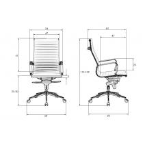  Офисное кресло для руководителей DOBRIN CLARK, белый, фото 13 