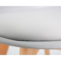  Стул обеденный DOBRIN JERRY SOFT, ножки светлый бук, цвет сиденья светло-серый (GR-01), фото 11 
