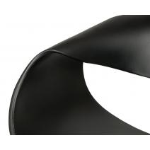  Стул обеденный DOBRIN ALIEN, ножки светлый бук, цвет чёрный (B-03), фото 10 