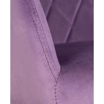  Стул обеденный DOBRIN ROBERT, черные матовые ножки, велюр V108-45 Темно-фиолетовый, фото 7 