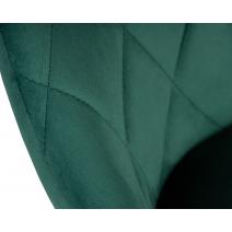  Стул барный DOBRIN LOGAN BLACK, зеленый велюр (MJ9-88), фото 8 