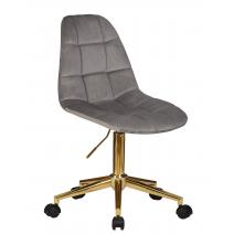  Офисное кресло для персонала DOBRIN DIANA, серый велюр (MJ9-75), фото 2 