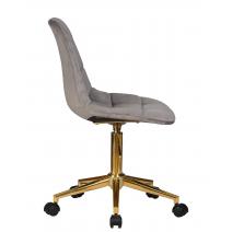  Офисное кресло для персонала DOBRIN DIANA, серый велюр (MJ9-75), фото 3 
