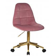  Офисное кресло для персонала DOBRIN DIANA, розовый велюр (MJ9-32), фото 1 