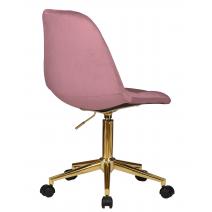  Офисное кресло для персонала DOBRIN DIANA, розовый велюр (MJ9-32), фото 4 