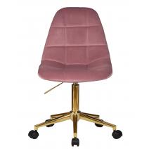  Офисное кресло для персонала DOBRIN DIANA, розовый велюр (MJ9-32), фото 6 