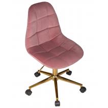  Офисное кресло для персонала DOBRIN DIANA, розовый велюр (MJ9-32), фото 7 