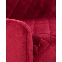  Стул обеденный DOBRIN RICHARD, черные матовые ножки, бордовый велюр (V108-85), фото 8 
