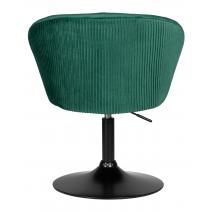  Кресло дизайнерское DOBRIN EDISON BLACK, зеленый велюр (1922-9), фото 5 