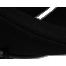  Кресло дизайнерское DOBRIN EMILY, черный ткань AF9, черное основание, фото 7 