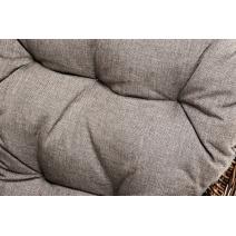  "Алиса" кресло плетеное, цвет коричневый с подушками, фото 5 