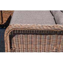  "Бергамо" плетеный левый модуль дивана, цвет коричневый, фото 8 