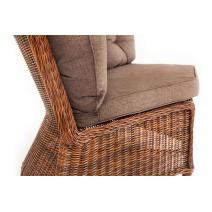  "Бергамо" плетеный угловой диванный модуль, цвет коричневый, фото 3 